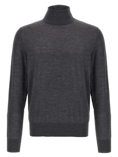 Dsquared2 'd2' Turtleneck Sweater In Black