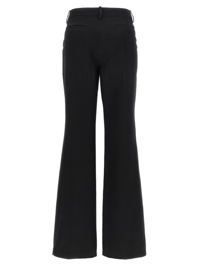 Magda Butrym Trousers Flared Leg Back Pocket
