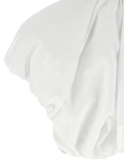 Dsquared2 Short Sleeve Collared Shirt With Gathered Detail