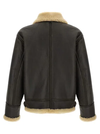 Dsquared2 Men Aviator Jacket In Black