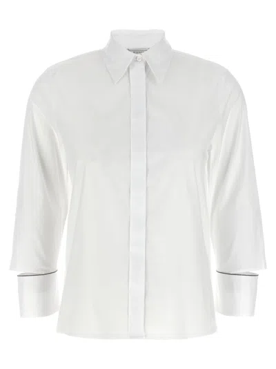 Peserico Collared Neck Shirt With Cuff Detail