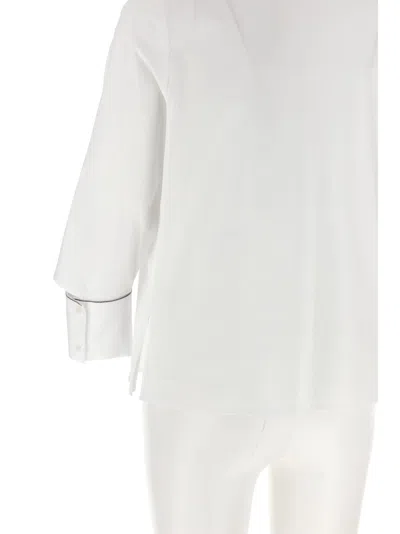 Peserico Collared Neck Shirt With Cuff Detail