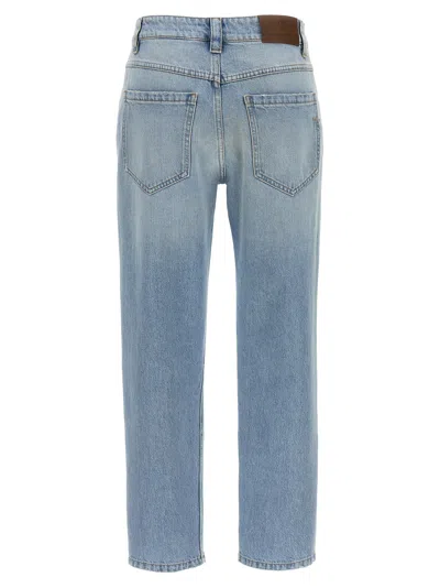 Brunello Cucinelli Straight Leg Jeans Light Blue In Blue