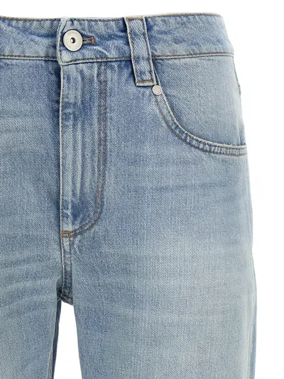 Brunello Cucinelli Straight Leg Jeans Light Blue In Blue