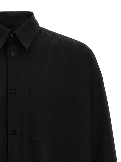Marni Cool Wool Shirt With Contrast Stitching Shirt And Blouse Black