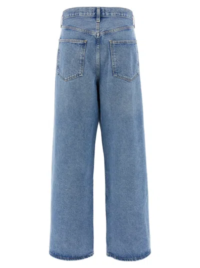 Agolde Ren High Rise Wide Leg In Blue