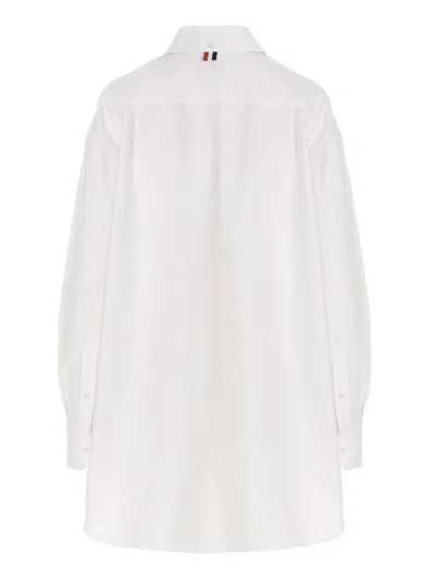 Thom Browne Bow Tie Logo Blouse