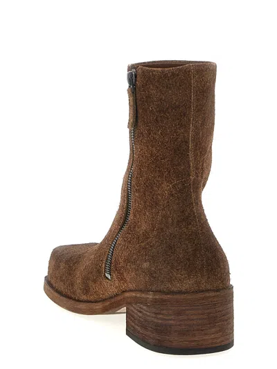 Marsèll Cassello Suede Boots In Brown