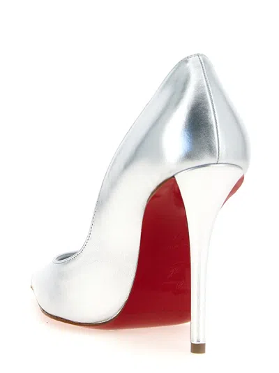 Christian Louboutin With Heel Silver