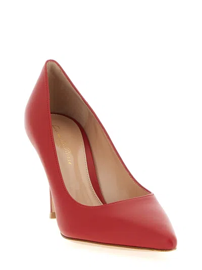Gianvito Rossi Pointed Toe Stiletto Heel Pumps In Red