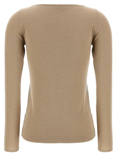 Brunello Cucinelli Sparkling Sweaters And Cardigans Gold