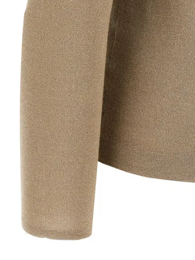 Brunello Cucinelli Sparkling Sweaters And Cardigans Gold