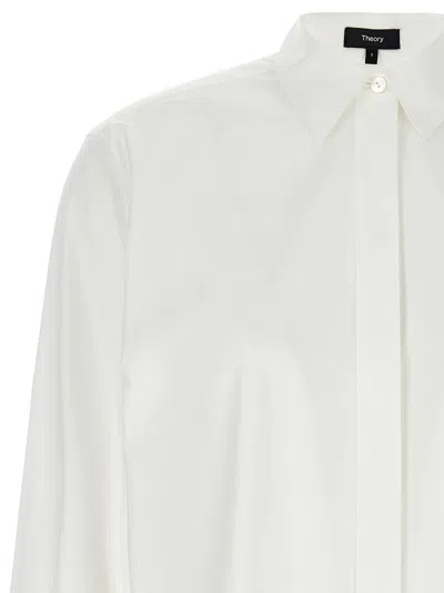 Theory Classic Menswear Shirt In White