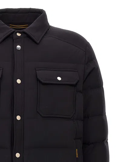 Moorer Overshirt With Quilted Design And Front Pockets