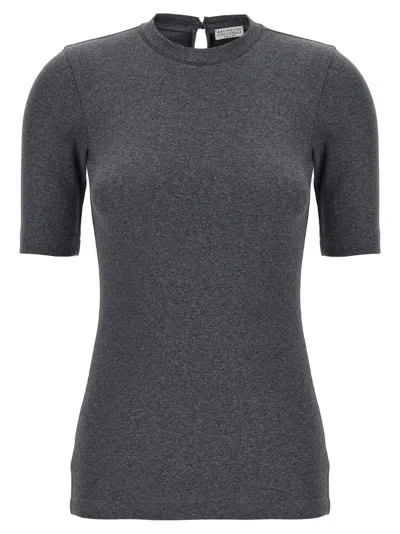 Brunello Cucinelli Women Sparkling Ribbed Cashmere Sweater
