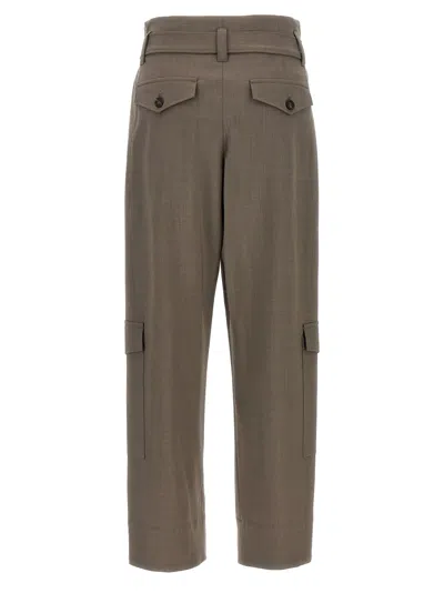 Brunello Cucinelli Wide-leg Cargo Pants With Removable Belt