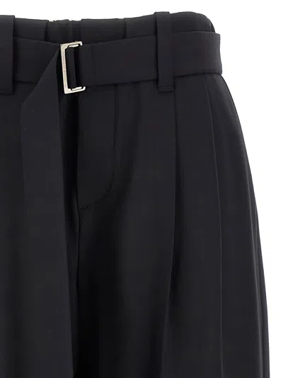 Brunello Cucinelli Belt Wool Pants
