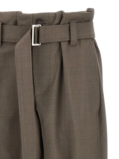Brunello Cucinelli Wide-leg Cargo Pants With Removable Belt