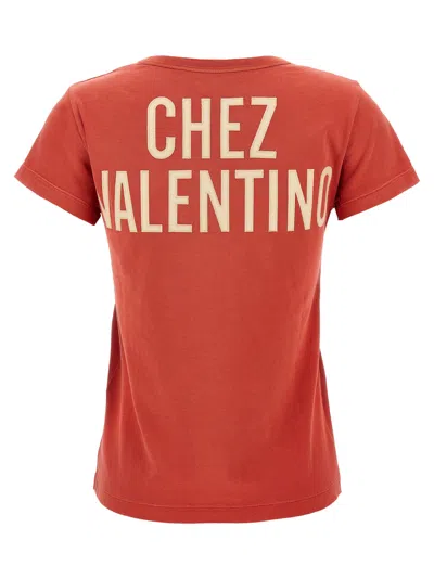 Valentino Panther Lady Graphic Print Crew Neck T-shirt