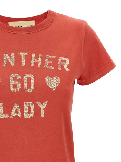 Valentino Panther Lady Graphic Print Crew Neck T-shirt