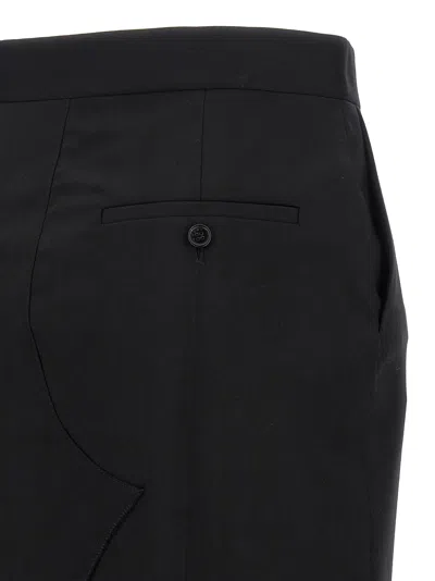 Marni High Waist Asymmetric Pencil Skirt Design In Black