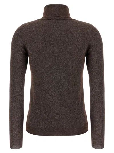 Brunello Cucinelli Sparkling Sweaters And Cardigans Brown