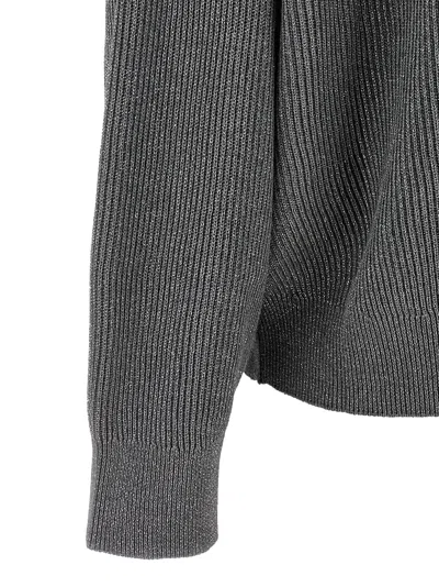 Brunello Cucinelli Sparkling Sweaters And Cardigans Gray