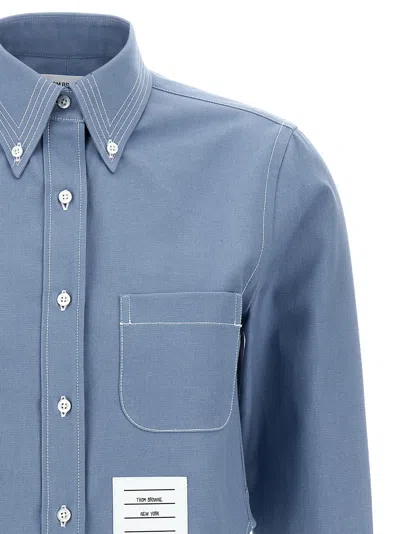 Thom Browne Denim Shirt In Blue