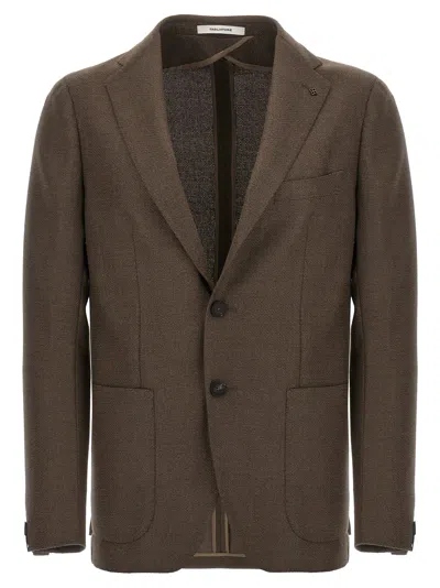 Tagliatore Wool Blazer In Super 100's