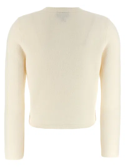 Apc A.p.c. Ivory Wool Mila Cardigan