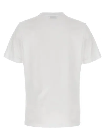 Moschino Teddy Logo Print Crewneck T-shirt In White