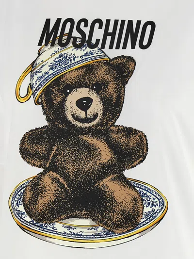 Moschino White Teddy T-shirt