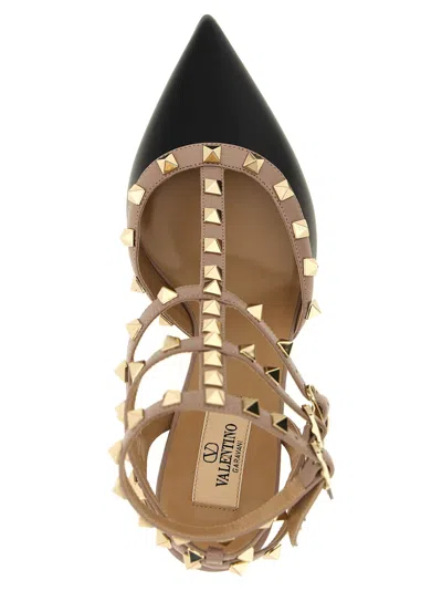 Valentino Garavani Two-tone Leather Rockstud Pumps