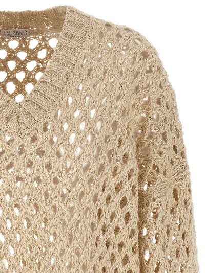 Brunello Cucinelli 'rustic Dazzling Net' Sweater