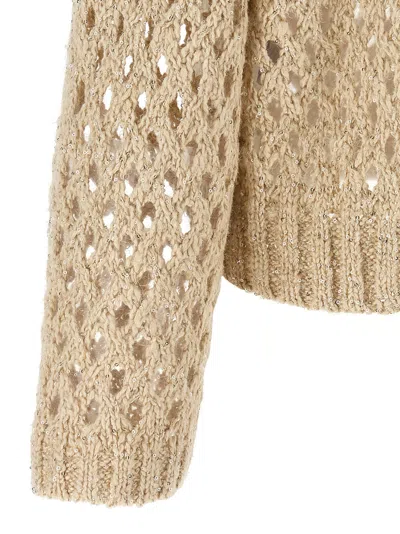 Brunello Cucinelli 'rustic Dazzling Net' Sweater