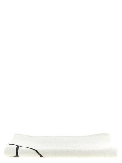 Maison Michel Aida Fouta Beach Towel In Black