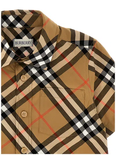 Burberry 'owen' Shirt In Brown