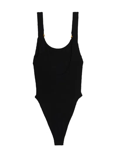 Hunza G Domino One-piece Swimsuit In Black