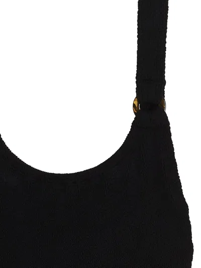 Hunza G Domino One-piece Swimsuit In Black