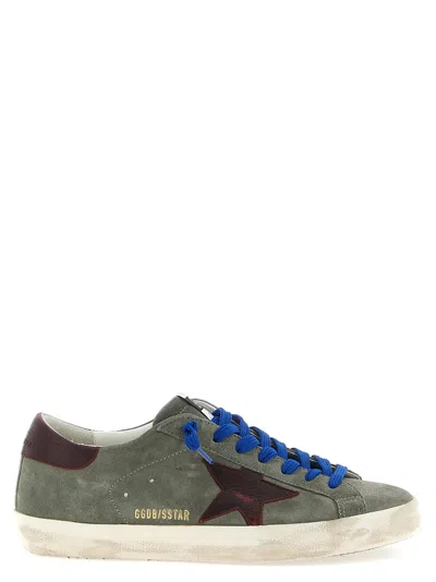 Golden Goose Super Star Sneakers In Green And Kenya
