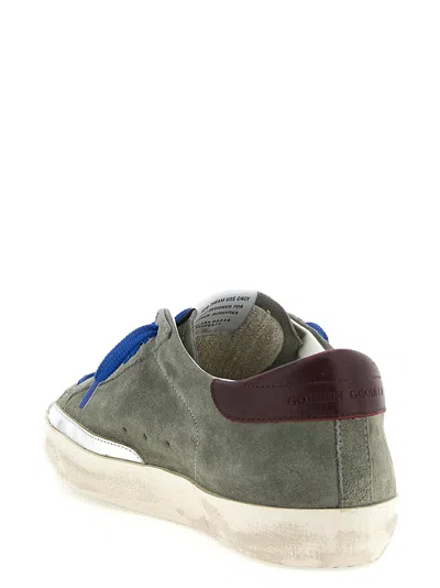 Golden Goose Super Star Sneakers In Green And Kenya