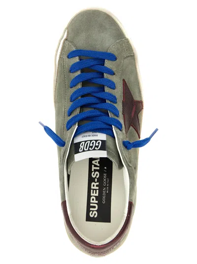 Golden Goose Super Star Sneakers In Green And Kenya