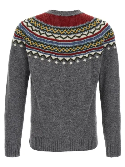 Dsquared2 Wool Sweater With Geometric Pattern