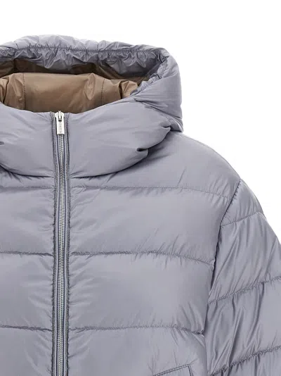 Peserico Cape Down Jacket Casual Jackets And Parka Gray