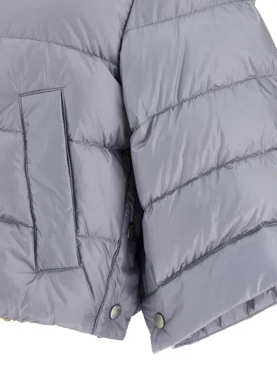 Peserico Cape Down Jacket Casual Jackets And Parka Gray