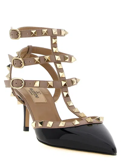 Valentino Garavani Two-tone Leather Rockstud Pumps