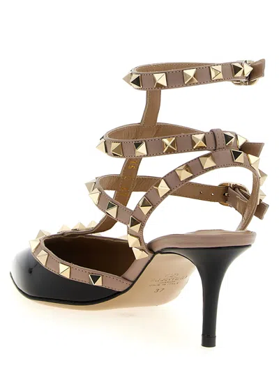 Valentino Garavani Two-tone Leather Rockstud Pumps