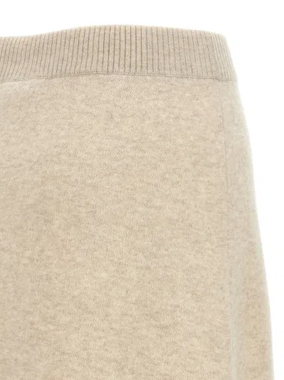 Brunello Cucinelli Women Cashmere Skirt In Neutral