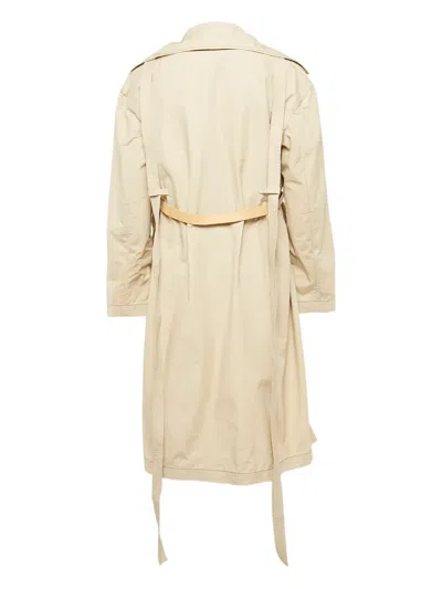 Pre-owned Loewe Pocket-detail Belted Coat