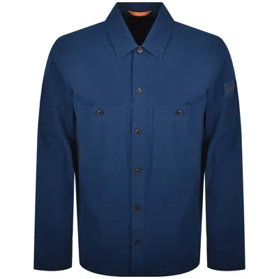 Boss Casual Boss Locky 2 Overshirt Blue